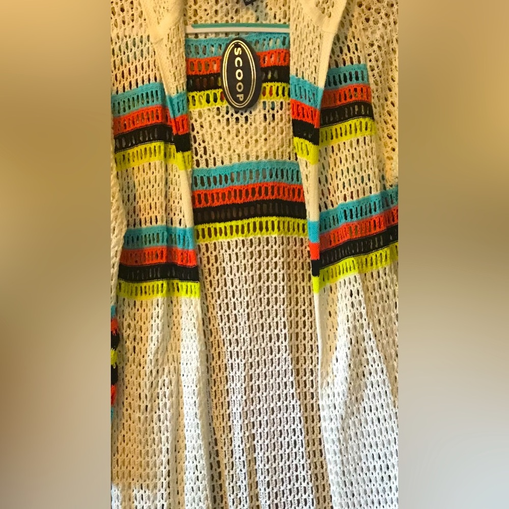 Hooded cardigan